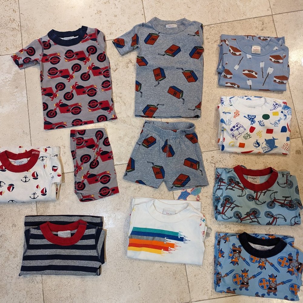 Hanna Andersson Pajama lots of 90cm boys short sleeve